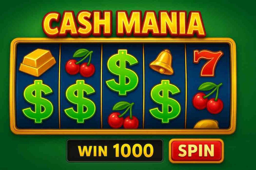 Cash Mania Partida777 jogo de slots com visual colorido e interface simples